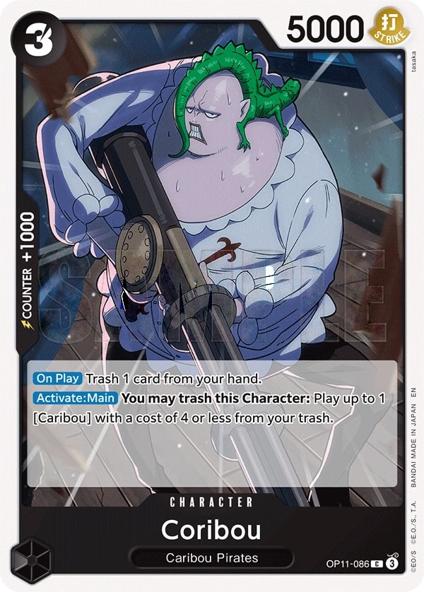 Coribou (OP11-086) — Common One Piece card