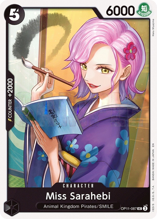 Miss Sarahebi (OP11-087) — Uncommon One Piece card