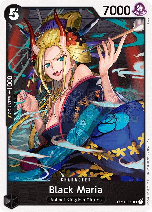 Black Maria (OP11-089) — Common One Piece card