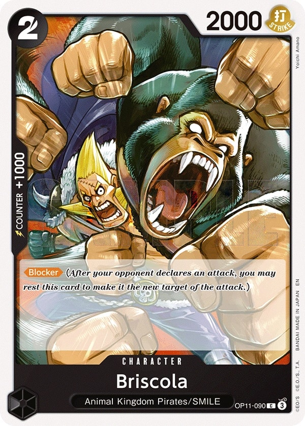Briscola (OP11-090) — Common One Piece card