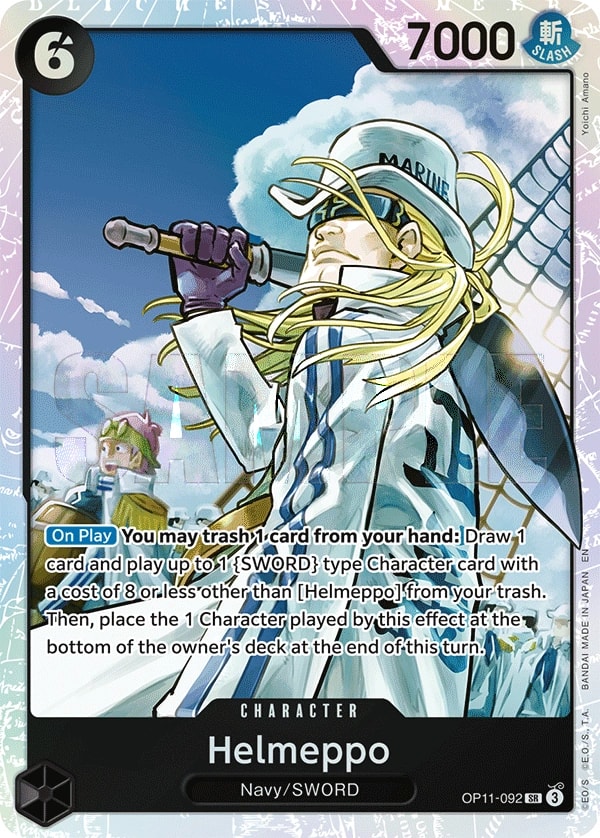 Helmeppo OP11-092 One Piece card