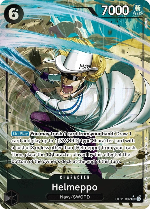 Helmeppo (092) (Alternate Art) One Piece card