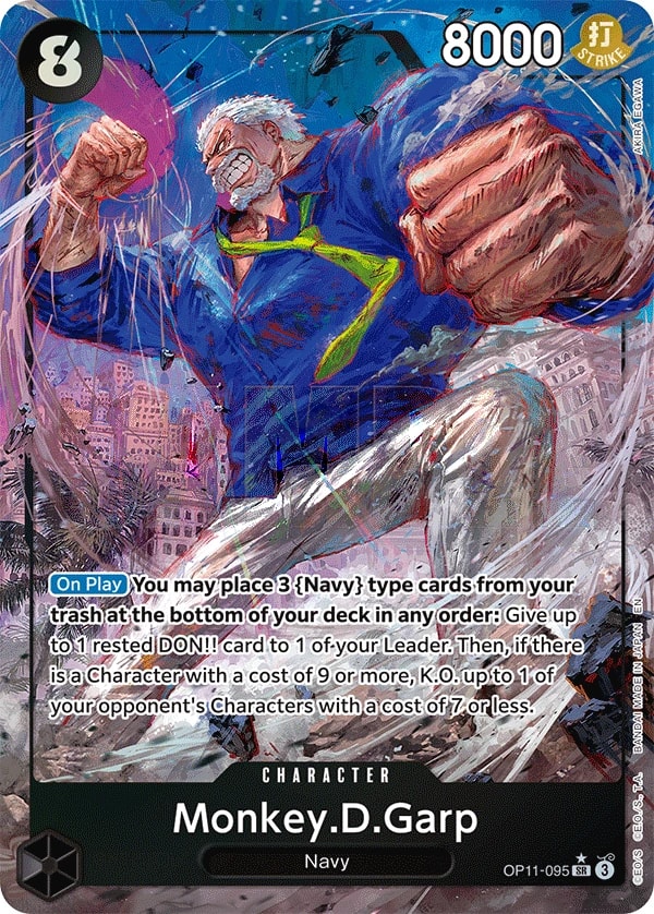 Monkey.D.Garp (095) (Alternate Art) One Piece card