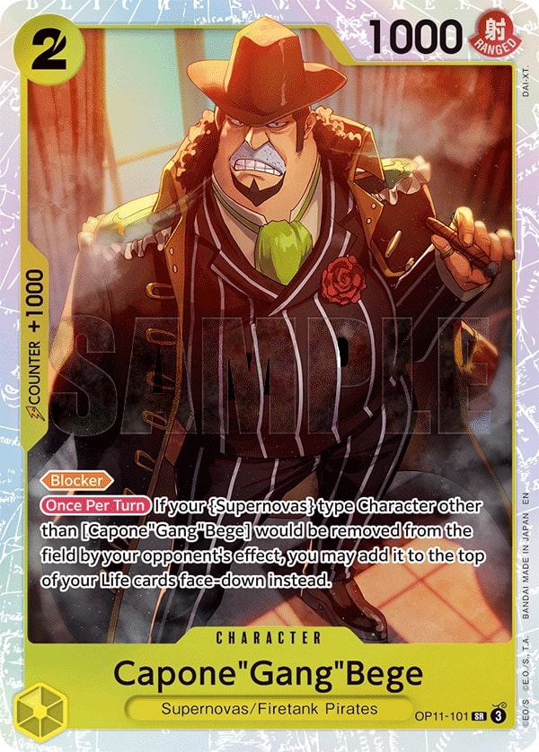 Capone"Gang"Bege OP11-101 One Piece card