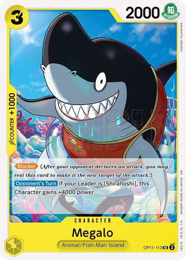 Megalo (OP11-112) — Uncommon One Piece card