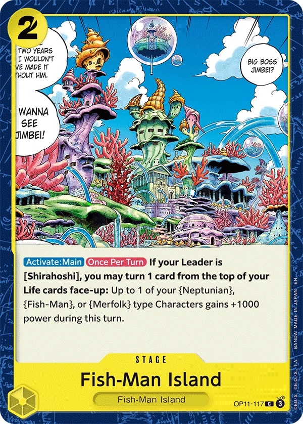 Fish-Man Island (OP11-117) — Common One Piece card