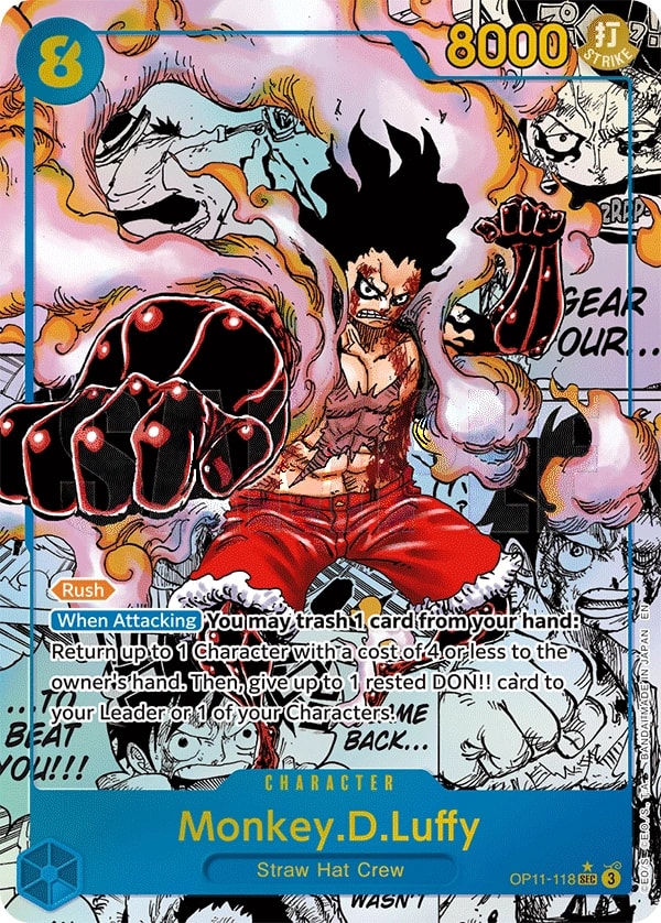 Monkey.D.Luffy (118) (Manga) One Piece card