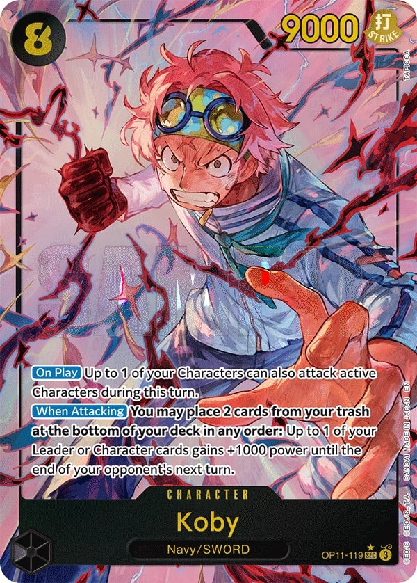 Koby (119) (Alternate Art) One Piece card