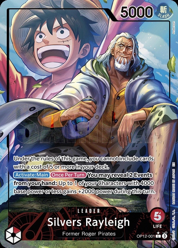 Silvers Rayleigh (001) (Alternate Art) One Piece card