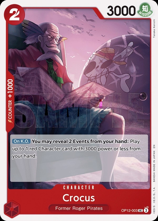 Crocus (OP12-003) — Uncommon One Piece card