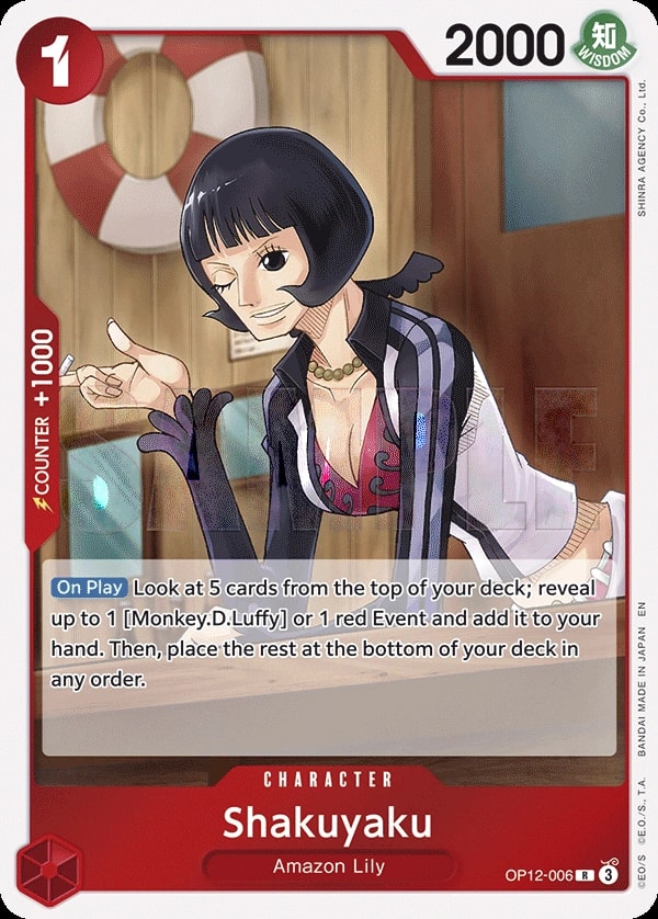 Shakuyaku (OP12-006) — Rare One Piece card