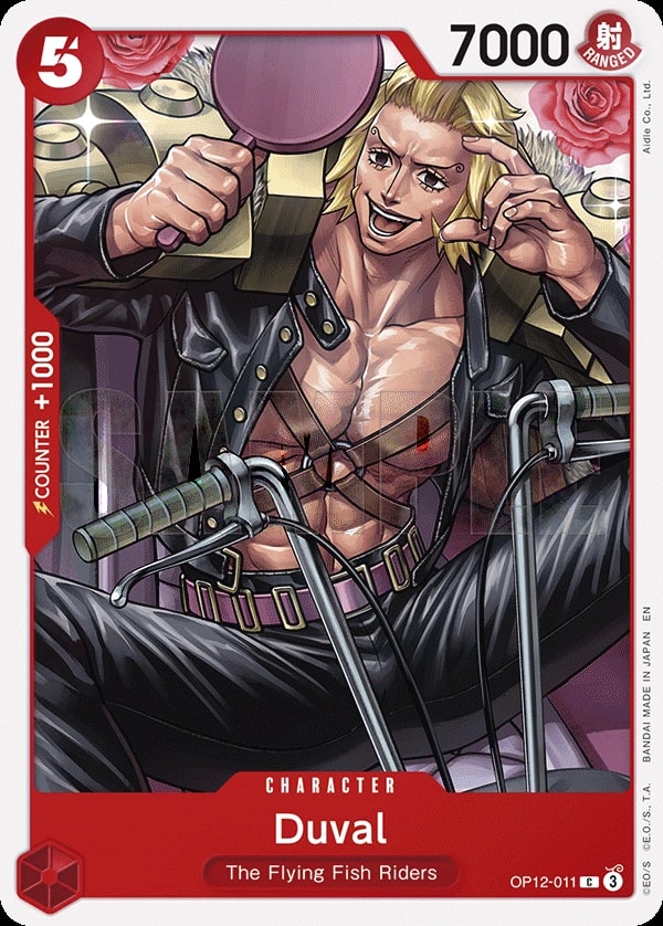 Duval (OP12-011) — Common One Piece card