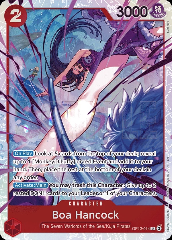 Boa Hancock OP12-014 One Piece card