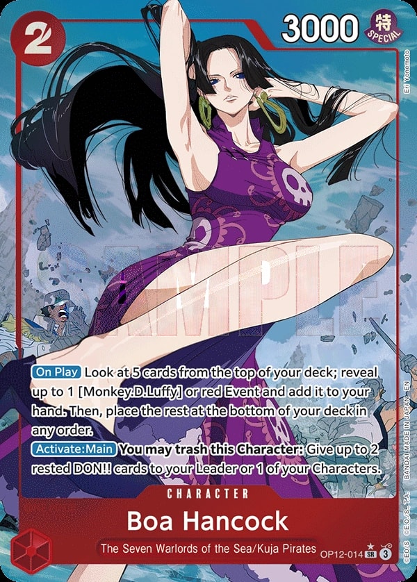 Boa Hancock (014) (Alternate Art) One Piece card