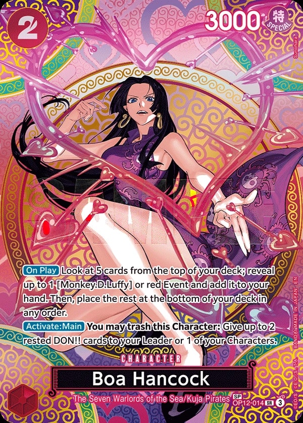 Boa Hancock (014) (SP) One Piece card