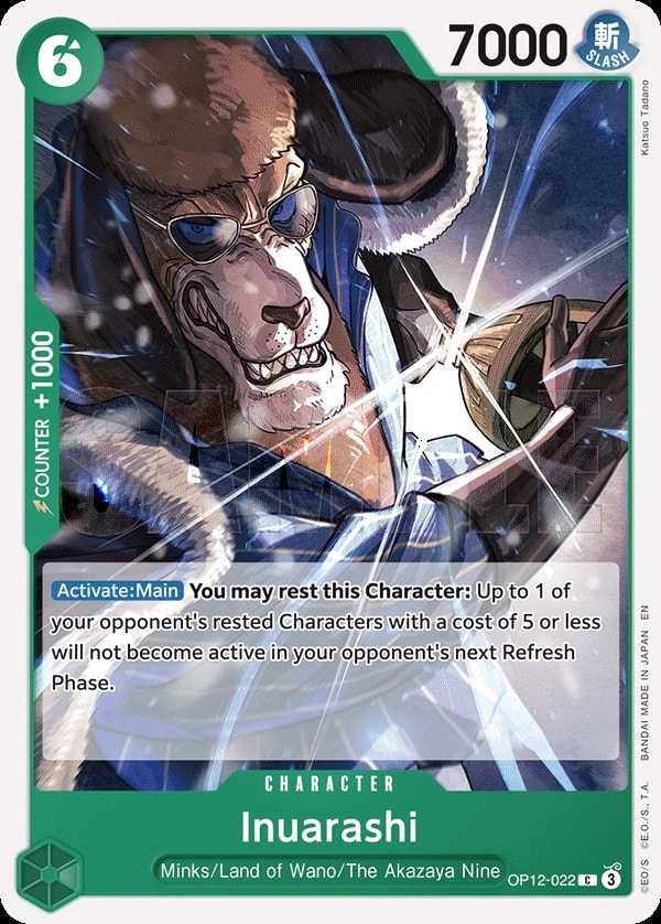 Inuarashi (OP12-022) — Common One Piece card