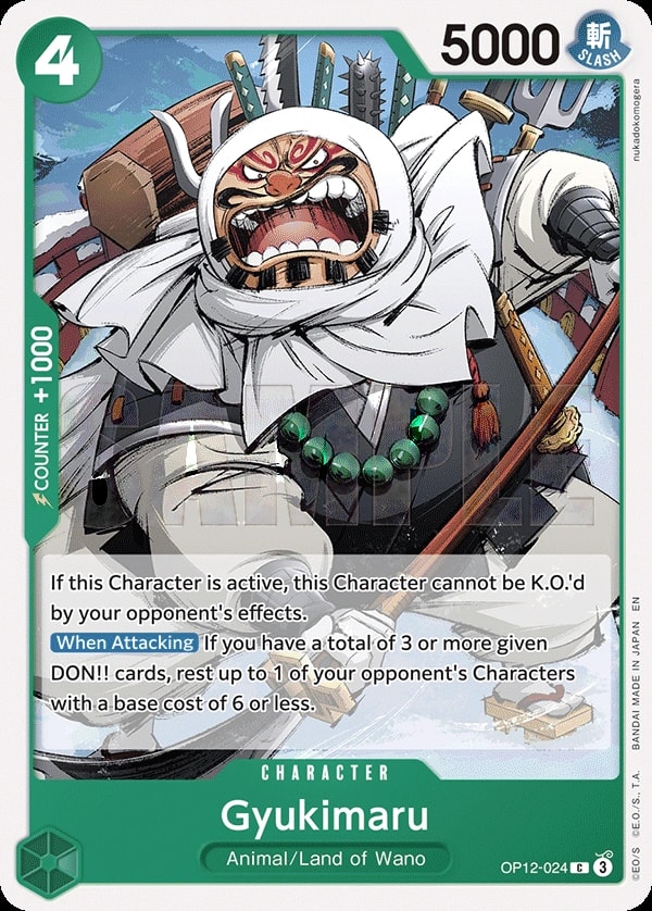 Gyukimaru (OP12-024) — Common One Piece card