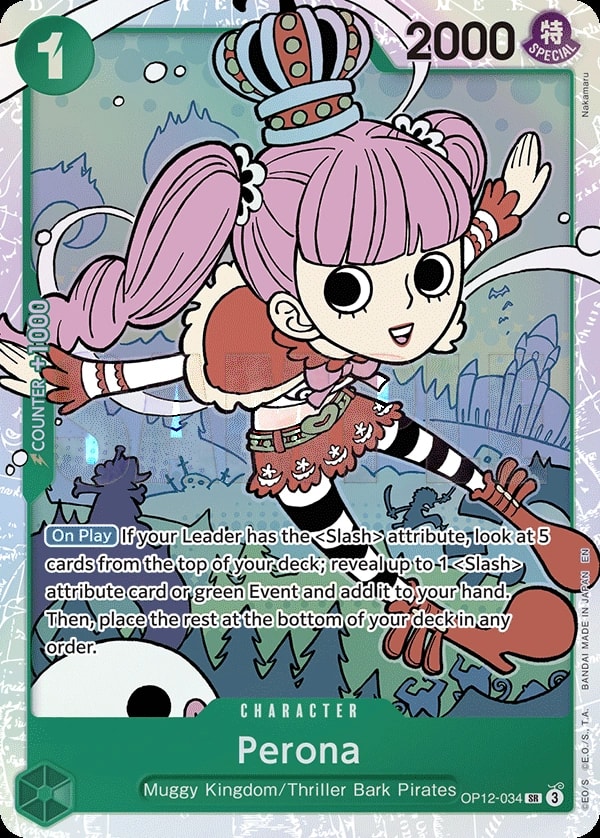 Perona OP12-034 One Piece card