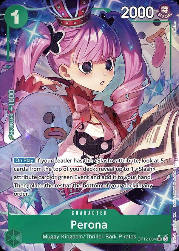 Perona (034) (Alternate Art) One Piece card