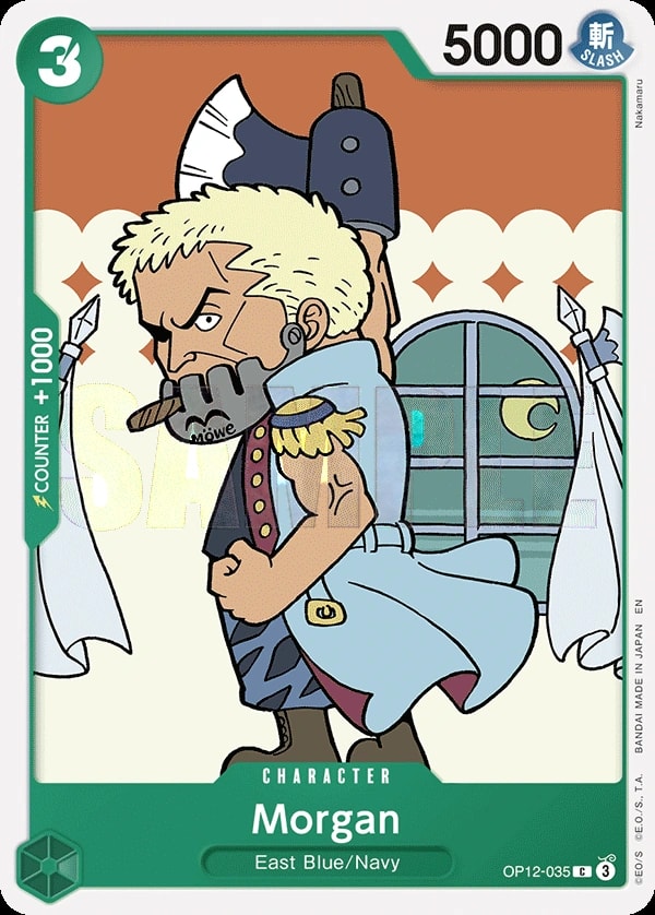 Morgan (OP12-035) — Common One Piece card