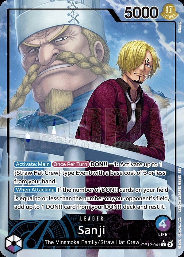 Sanji (041) (Alternate Art) One Piece card