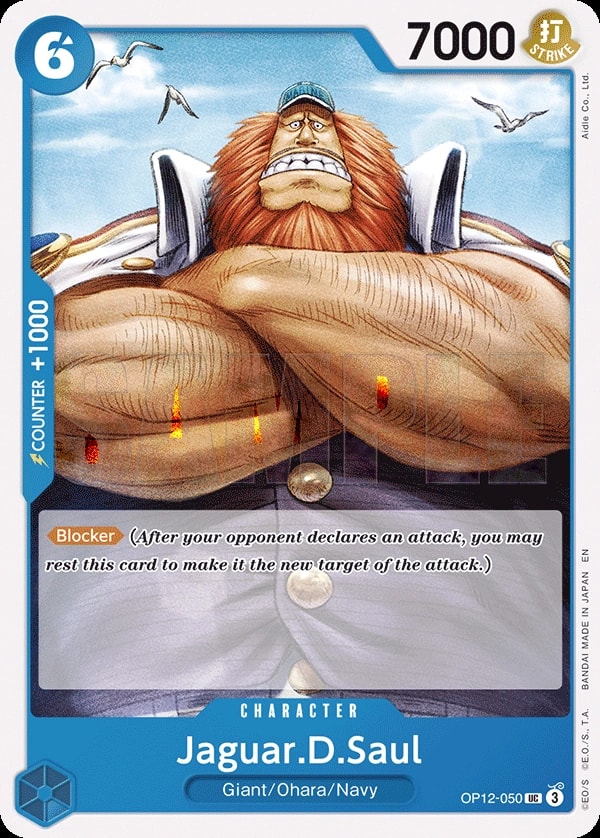 Jaguar.D.Saul (OP12-050) — Uncommon One Piece card