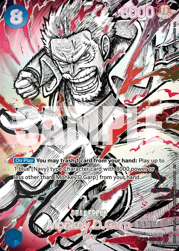 Monkey.D.Garp (056) (OP12-056) One Piece card