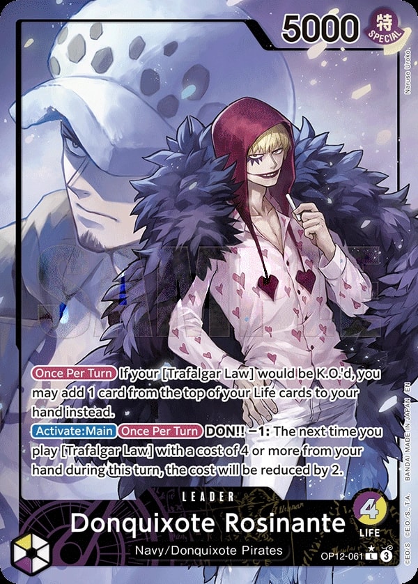 Donquixote Rosinante (061) (Alternate Art) One Piece card
