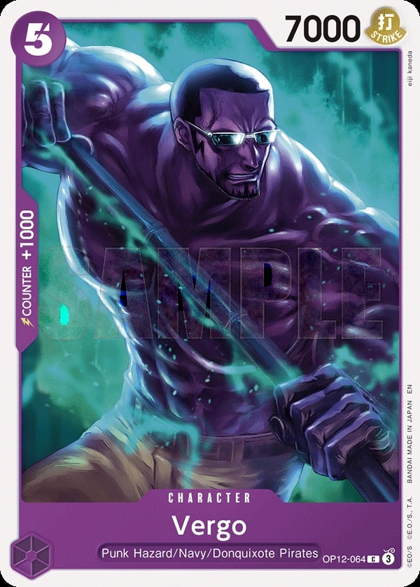 Vergo (OP12-064) — Common One Piece card