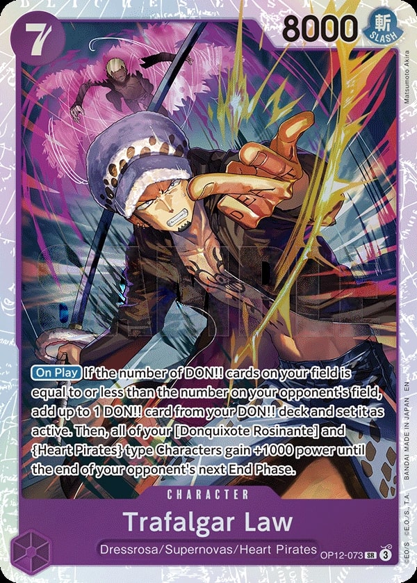 Trafalgar Law OP12-073 One Piece card