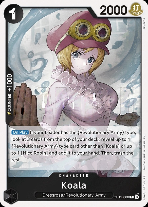 Koala (OP12-086) — Rare One Piece card