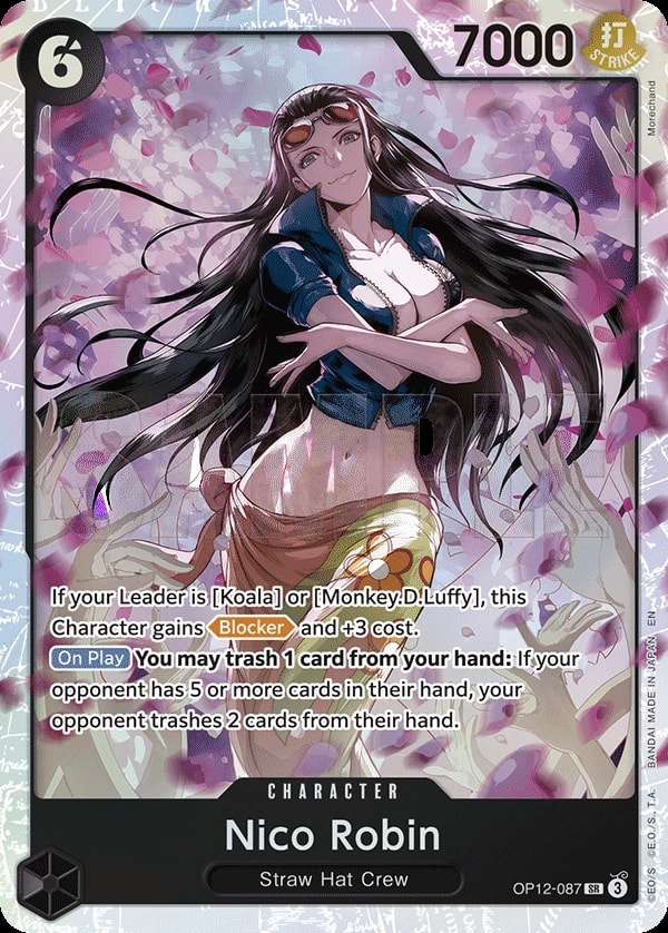 Nico Robin OP12-087 One Piece card