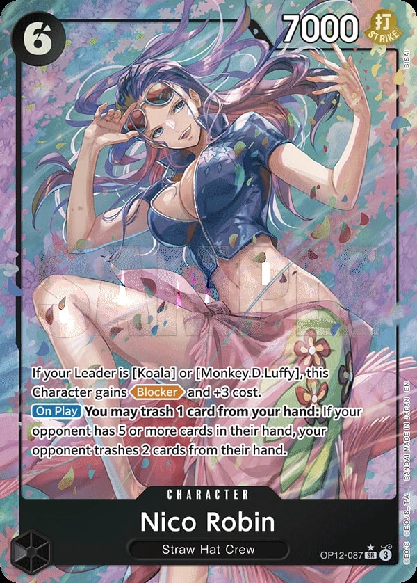 Nico Robin (087) (Alternate Art) One Piece card