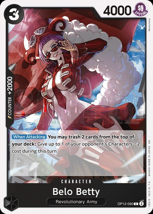 Belo Betty (OP12-090) — Common One Piece card