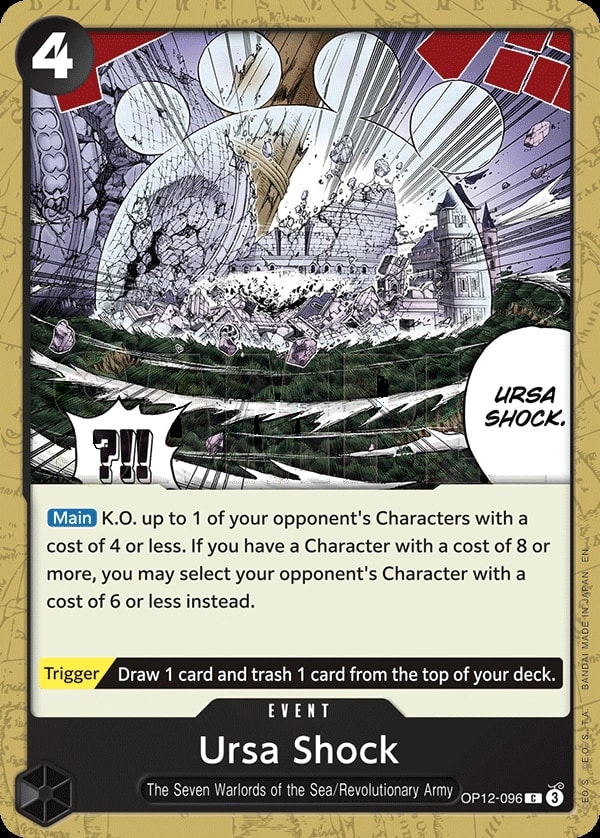 Ursa Shock (OP12-096) — Common One Piece card