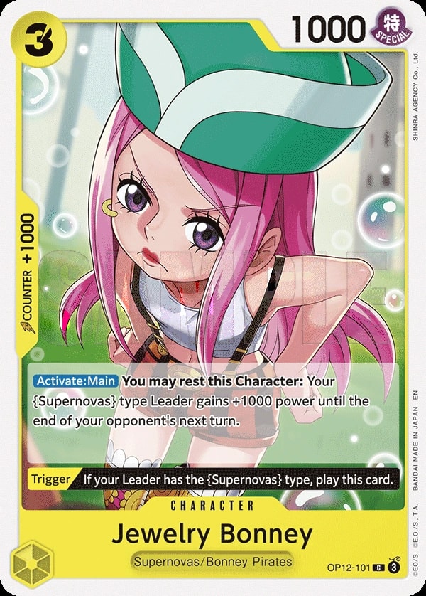 Jewelry Bonney (OP12-101) — Common One Piece card