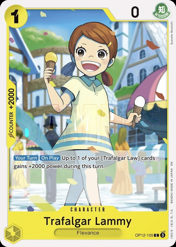 Trafalgar Lammy (OP12-105) — Common One Piece card