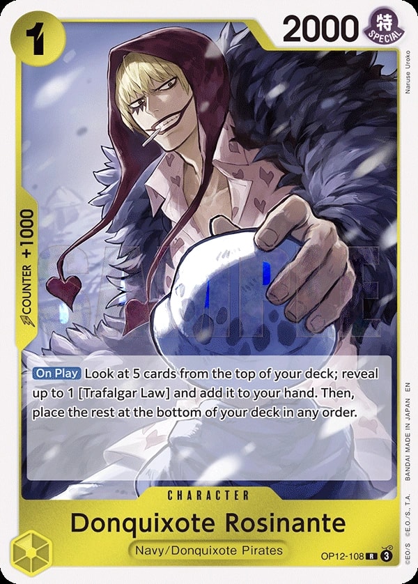 Donquixote Rosinante (OP12-108) — Rare One Piece card