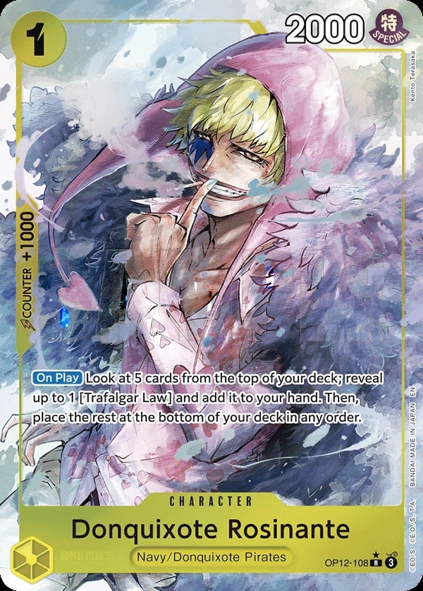 Donquixote Rosinante (108) (Alternate Art) One Piece card