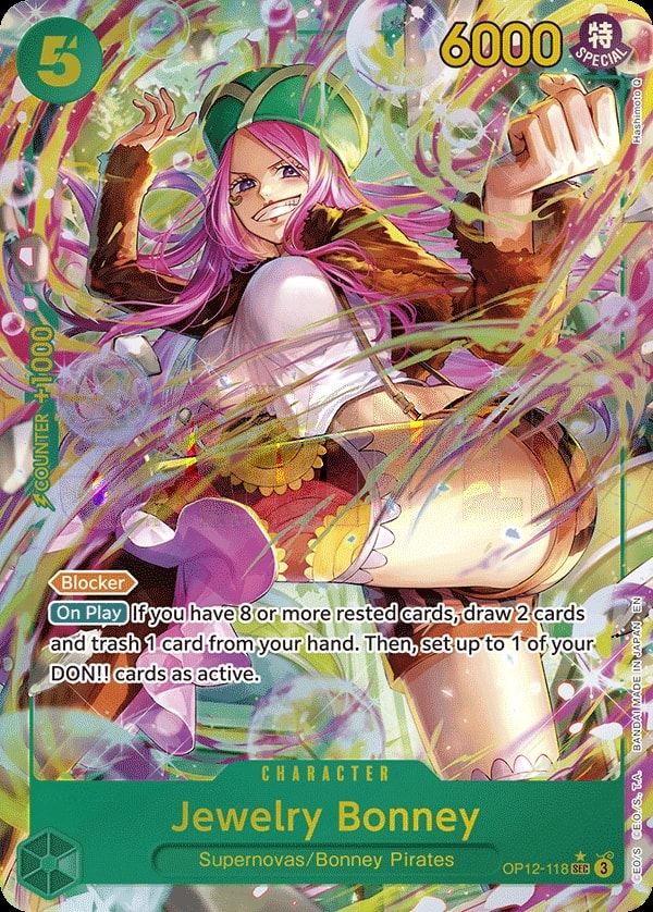 Jewelry Bonney (118) (Alternate Art) One Piece card