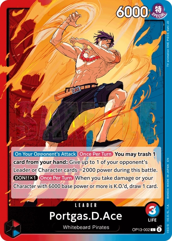 Portgas.D.Ace One Piece card