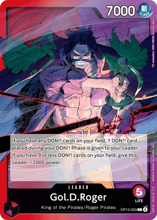 Gol.D.Roger One Piece card