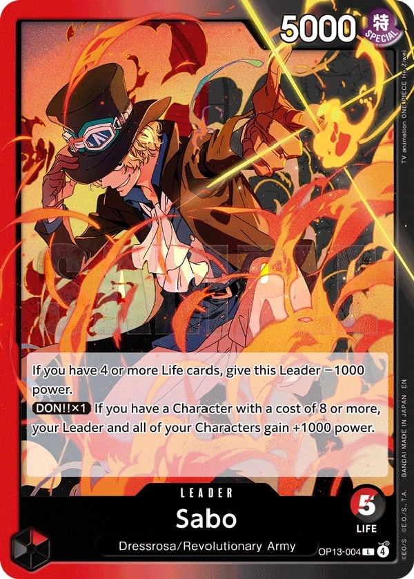 Sabo One Piece card