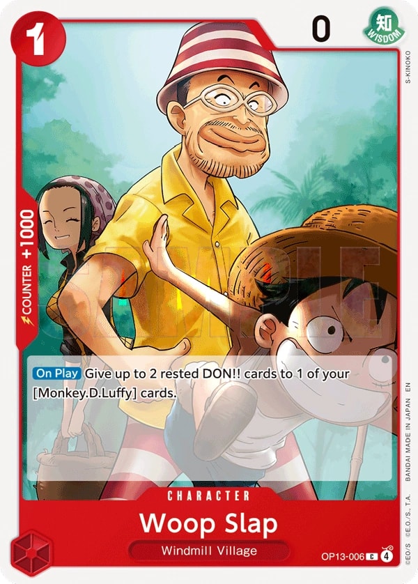 Woop Slap One Piece card