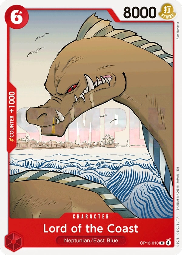 Lord of the Coast One Piece card