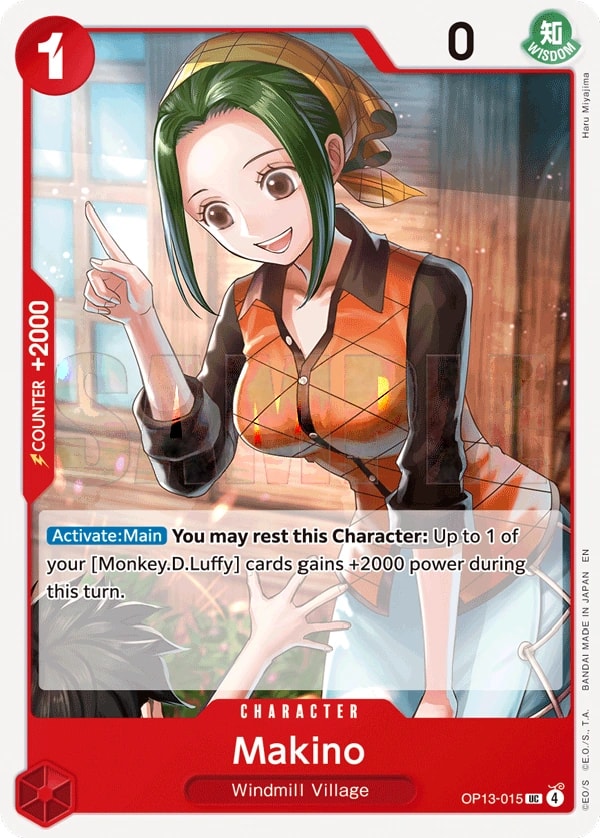 Makino OP13-015 One Piece card