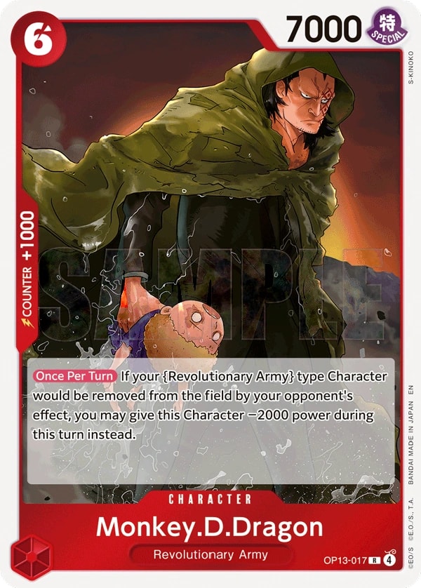 Monkey.D.Dragon OP13-017 One Piece card