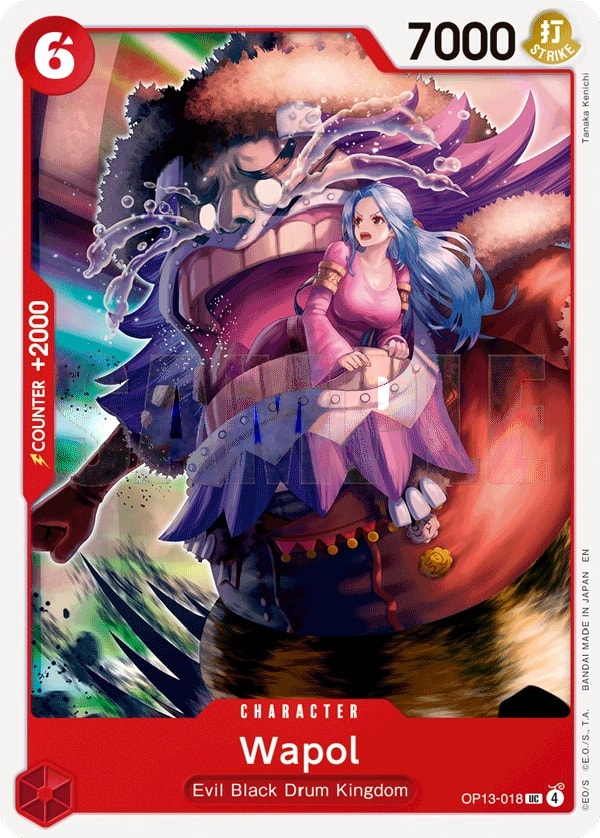 Wapol OP13-018 One Piece card