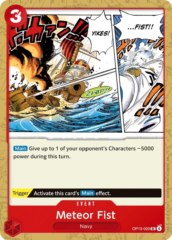 Meteor Fist OP13-020 One Piece card