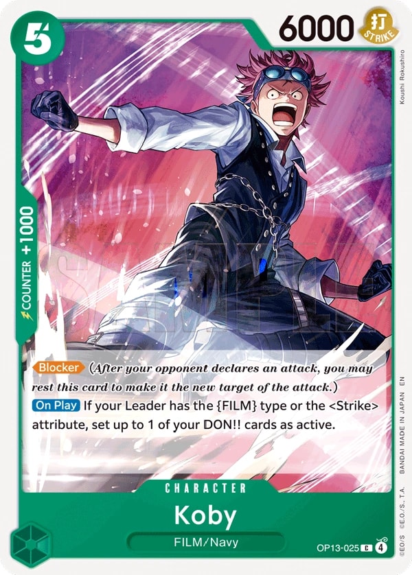 Koby OP13-025 One Piece card